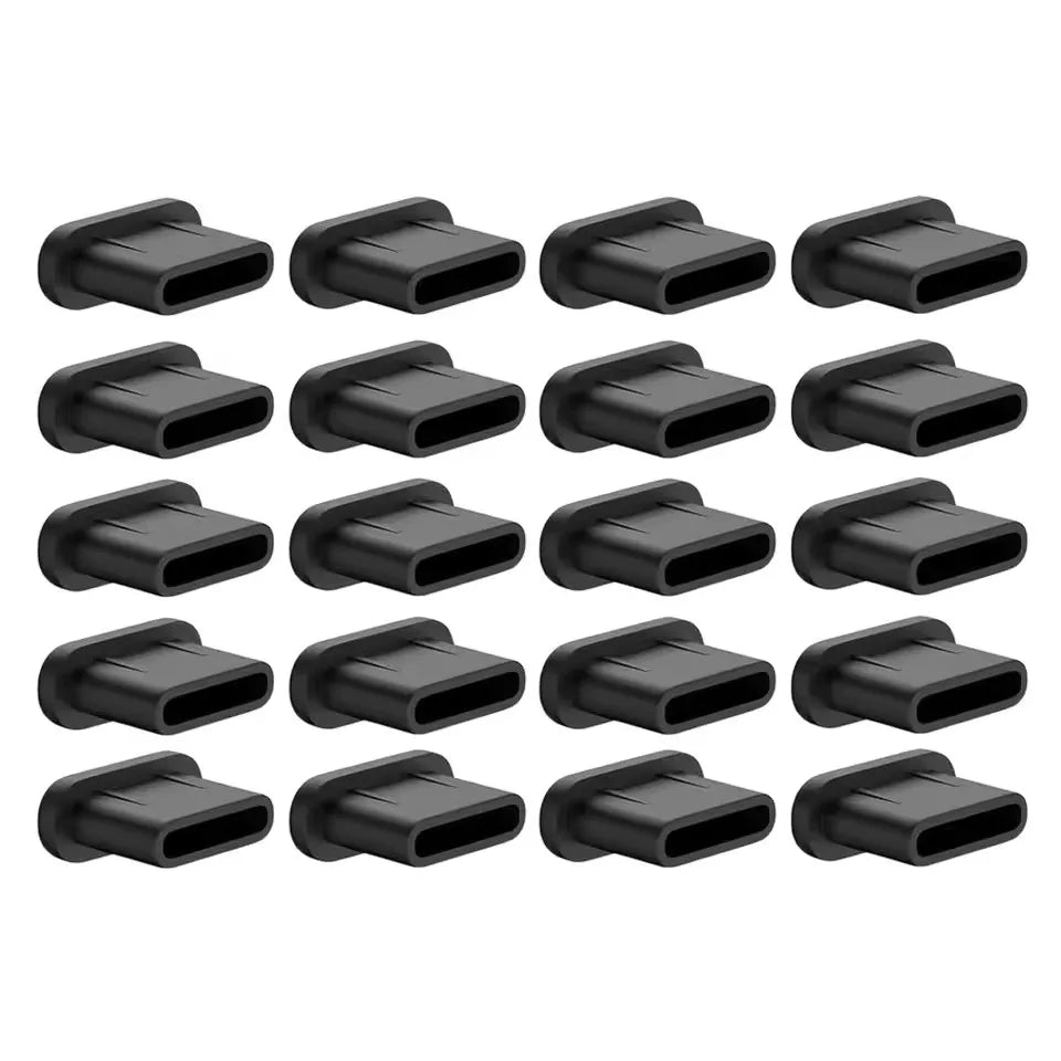 Silicone Dust Plugs Type C Charging Port Protector Stopper Cap for Iphone 15 Plus Pro Max Xiaomi Samsung Anti-Dust Plug Covers