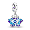 925 Sterling Silver Colorful Butterfly Dragonfly Feathers Charms Luminous Stars Pendants Fit Original Bracelets Fine DIY Jewelry