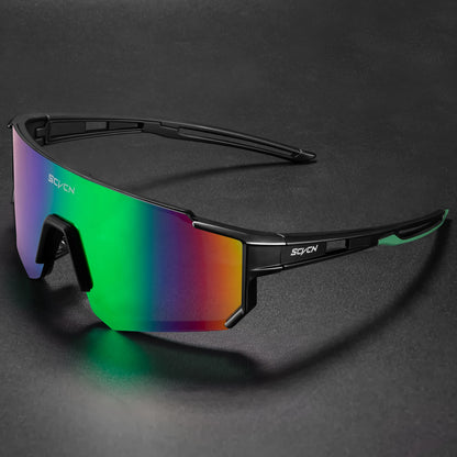 SCVCN New Outdoor Cycling Sunglasses Men Road Driving Bike Glasses  Sports Mountain Climbing Women Bicycle Cycling UV400 Goggles