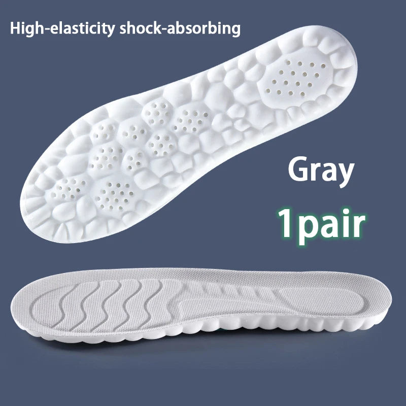 Unisex Arch Support Insoles Cushioned Sports Insoles Breathable Moisture-Wicking Insole 1Pair