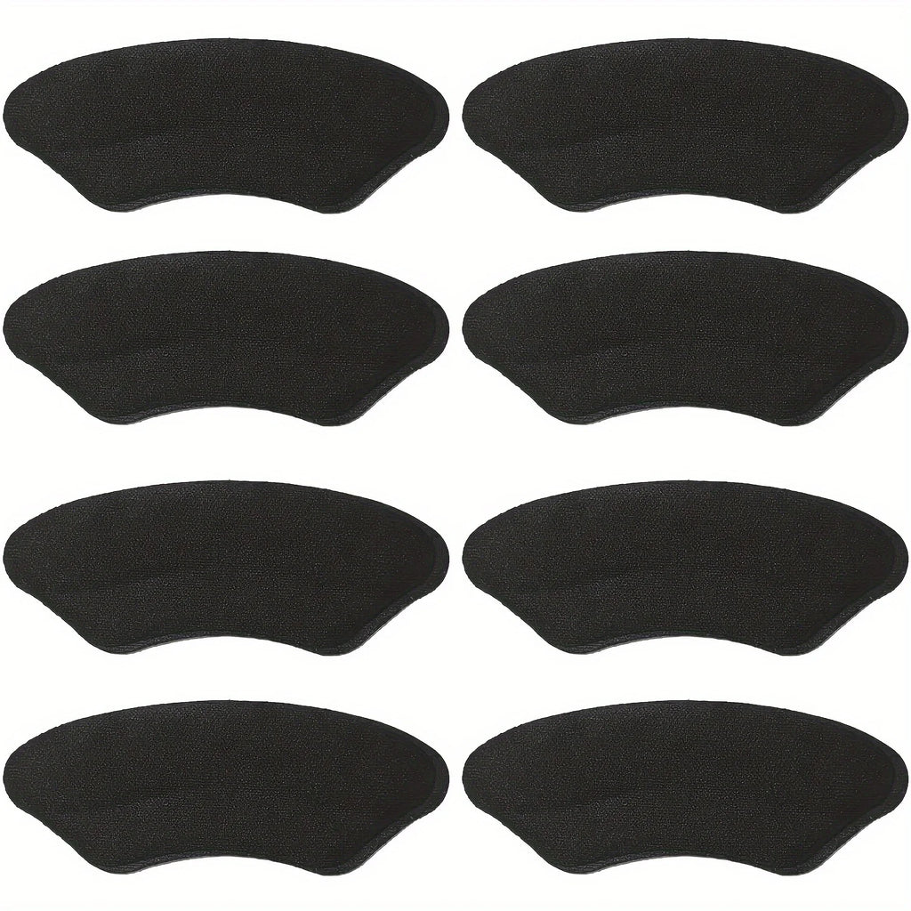 8-Pack Heel Pads for Too Big Shoes Self-Adhesive Heel Protectors Heel Inserts Improve Shoe Fit And Comfort Prevent Heel Slippage