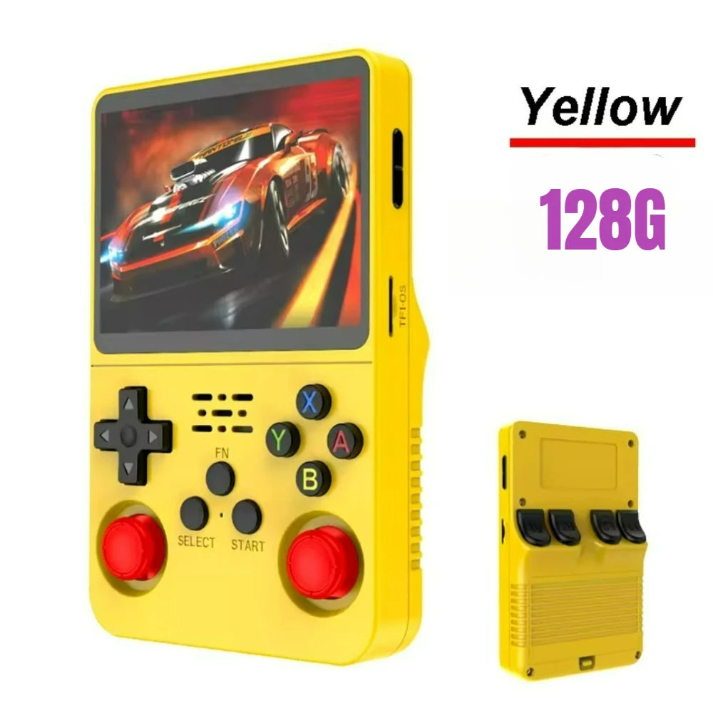 R36S Handheld Game Console 3.5Inch IPS Screen 64G Classic Retro Games Consoles  Portable Pocket Video Game Player