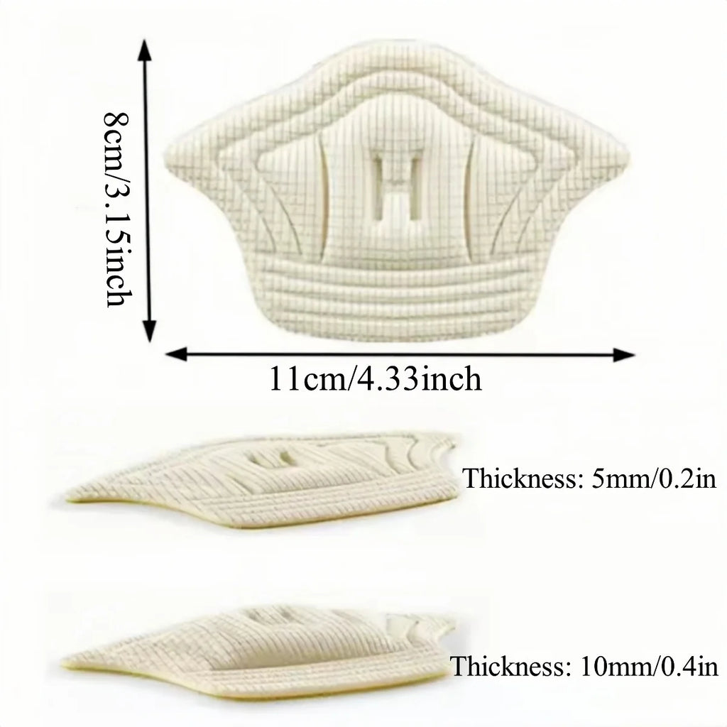 5Pairs Insoles For Shoes Patch Heel Pads For Sport Shoes Adjustable Size Feet Pad Insole Heel Protector Back Sticker Shoe Pad