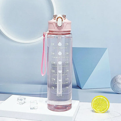 750ml Large Capacity Leak Proof Sports Water Bottle Portable Handle for Outdoor Activities