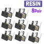 BUCKLOS Semi-Metal Brake Pads Mountain Bike Hydraulic Disc Brake Pads for SHIMANO B01S B05S MTB Road Bicycle Cycling Brake Part
