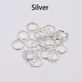 200pcs/lot 4-8 mm Jump Rings Split Rings Connectors For Diy Jewelry Finding Making Accessories Wholesale Supplies