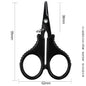 1set Titanium Coating Stainless Steel Fishing Scissor Plier Cut PE Braid Line Cutter Plies Carp Outdoor Fishing Accessories Tool