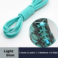 1pair Lazy Laces Sneaker ShoeLaces Elastic Shoe Laces  Shoe accessories lacets Shoestrings Running/Jogging/Triathlone