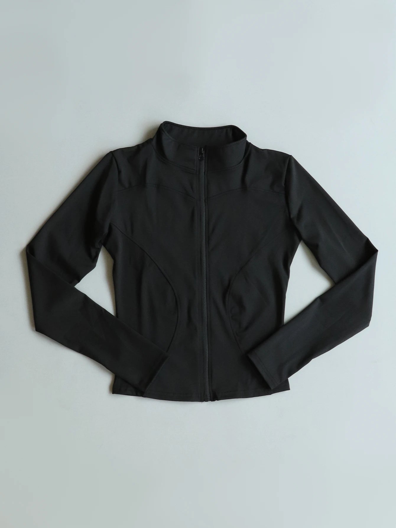 Women Zip Fitness Yoga Shirt Long Sleeve Sports Jacket Gym Top Activewear Running Coats Workout Clothes Woman