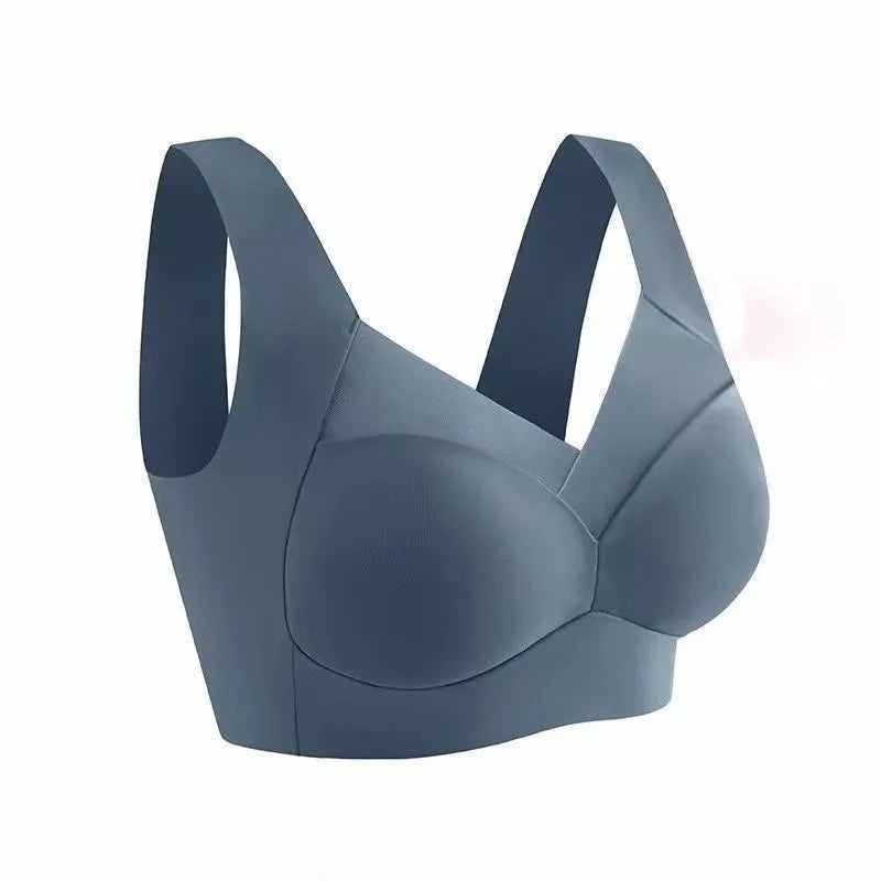 2026 New Women Lace Sport Bras Plus Size Seamless Bra Bralette Backless Lady Brassiere Vest Female Gathers Shock-Proof Wireless