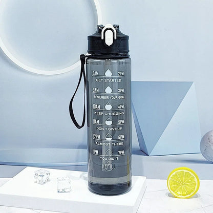 750ml Large Capacity Leak Proof Sports Water Bottle Portable Handle for Outdoor Activities