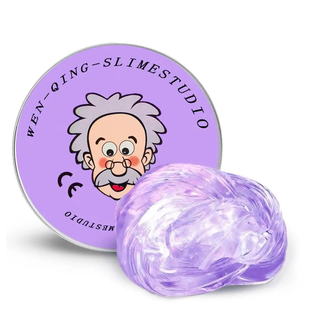 Lab Putty Crystal Clear Glass (1 Pack) Best Thinking Smart Crazy Stress Putty with Tin, Sensory & Bouncing Toy Children Gifts