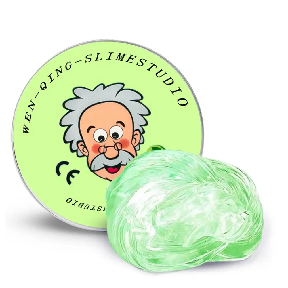 Lab Putty Crystal Clear Glass (1 Pack) Best Thinking Smart Crazy Stress Putty with Tin, Sensory & Bouncing Toy Children Gifts