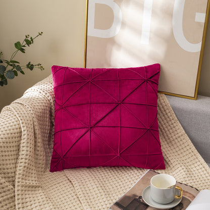 Chic Plush Pillowcase for Decor