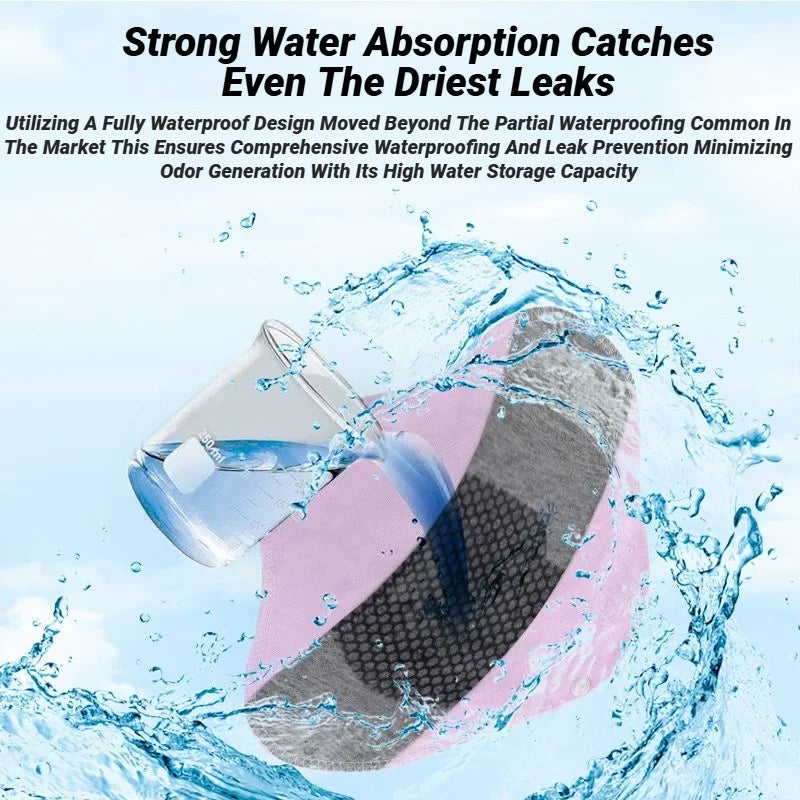 Reusable Adult Diaper Washable Panties Panty Liners Feminine Hygiene Pad Period Elderly Prevent Urine Leakage Menstrual