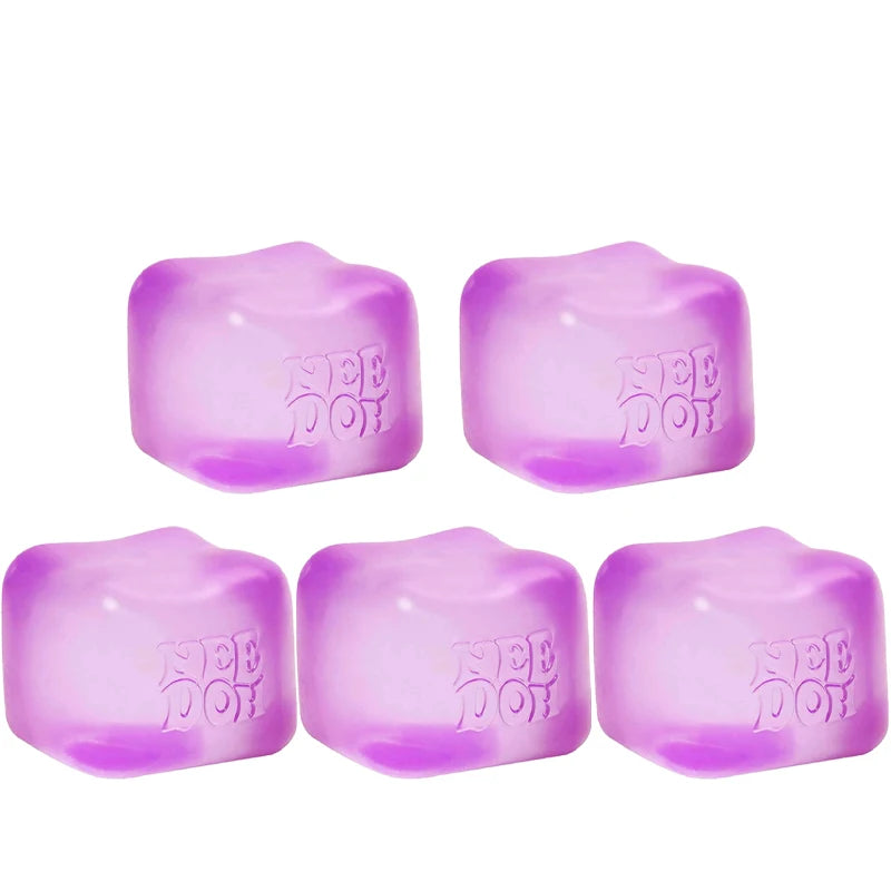 NEW Squishy Cube Fidget Toy –  Stress Relief,  Anxiety &  Focus  Booster, Soft Squeeze, Portable, Kids & Adults Fun, Sensory Toy