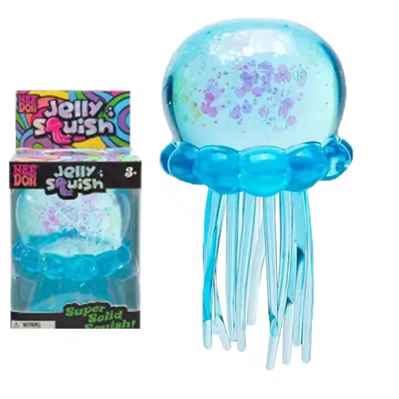 Needoh Jellyfish Beach Water Play Outdoor Squeeze Toy blind box Simulated Jellyfish Stress Balls Relief Fidget Toy gift 2026 New