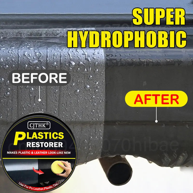 Car Plastic Restorer Back To Black Gloss Car Cleaning Products Plastic Leather Restore Auto Polish And Repair Coating Renovator
