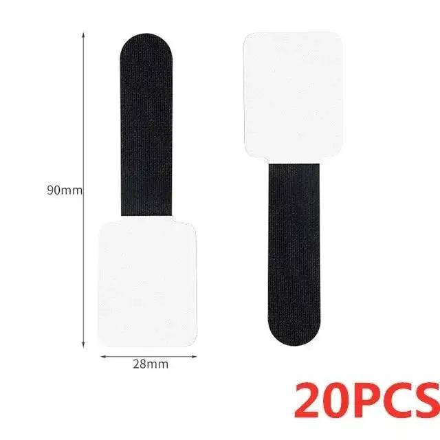 Reusable Cable Ties Fastening Wire Organizer Cord Rope Holder Self Adhesive Adjustable Cord Organizer Straps Desk Management