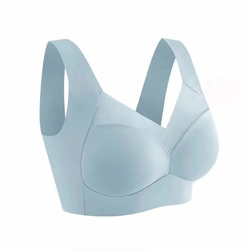 2026 New Women Lace Sport Bras Plus Size Seamless Bra Bralette Backless Lady Brassiere Vest Female Gathers Shock-Proof Wireless