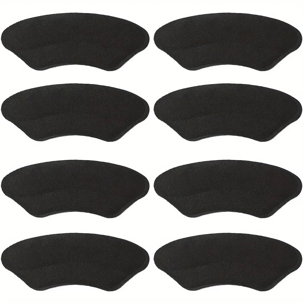 8-Pack Heel Pads for Too Big Shoes Self-Adhesive Heel Protectors Heel Inserts Improve Shoe Fit And Comfort Prevent Heel Slippage