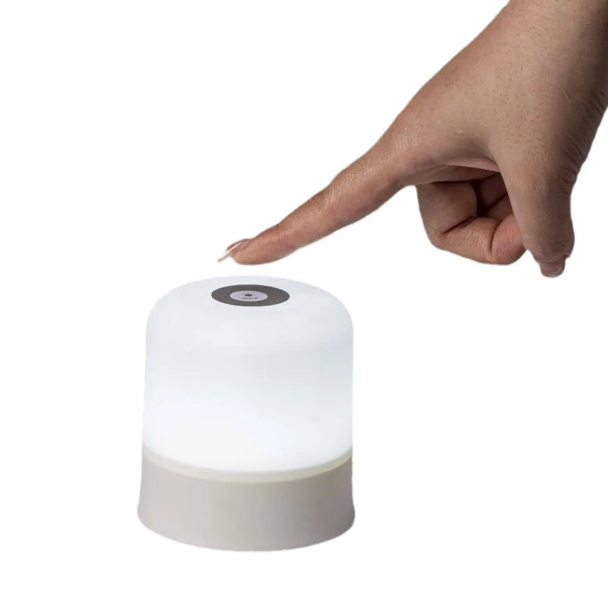 16 Colors LED Touch Bedside Night Light, Rechargeable Dimmable Atmosphere Lamp with Remote, Portable Decor Light for Bedroom