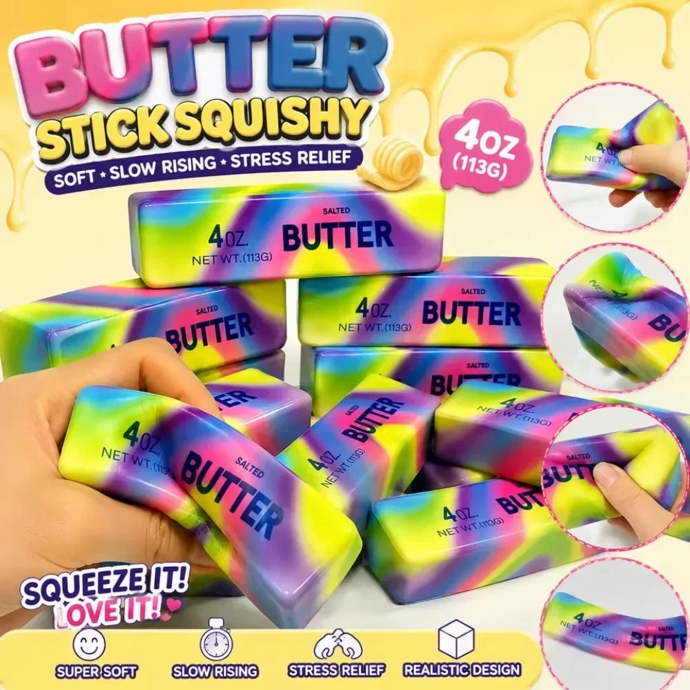 Butter Stick Squeezed Soft, Suitable for Children and Adults, Suitable for Parties, Games, Festivals, and Christmas Gifts***..