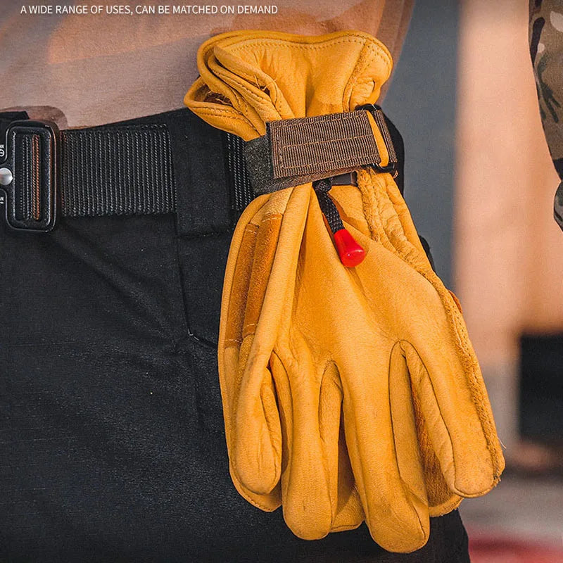 1/3/6 Pcs New Multi-purpose Nylon Gloves Buckle Tactical Glove Hook Safety Clip Outdoor Hiking Climbing Rope Storage Accessories