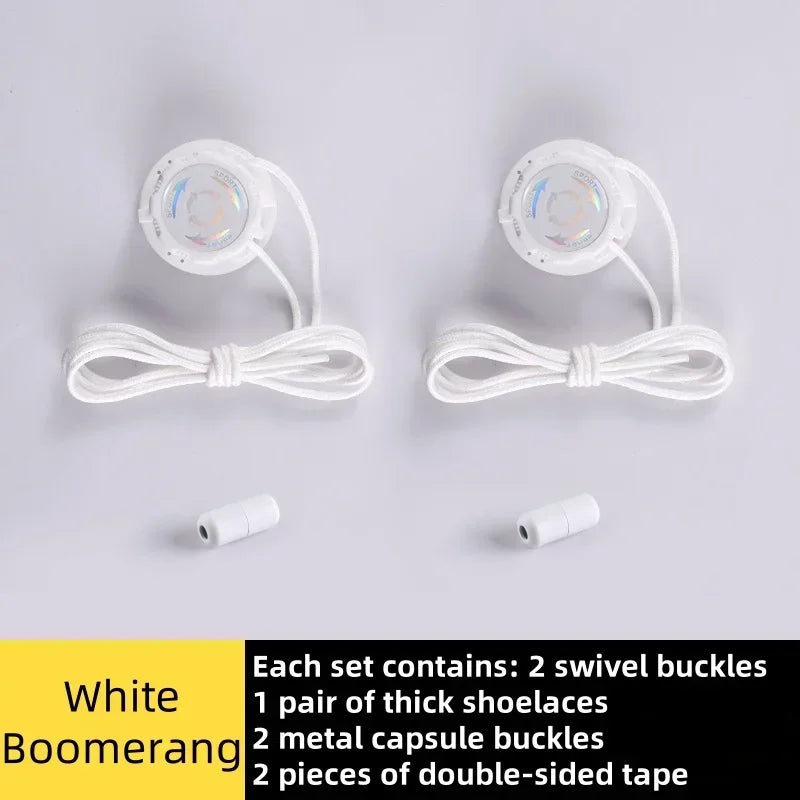 1 Pair of Sports Shoe Laces, Lace-free Swivel Buckle for Men and Women, Casual Lazy Shoes, Lace Accessories, Sports Shoe Laces