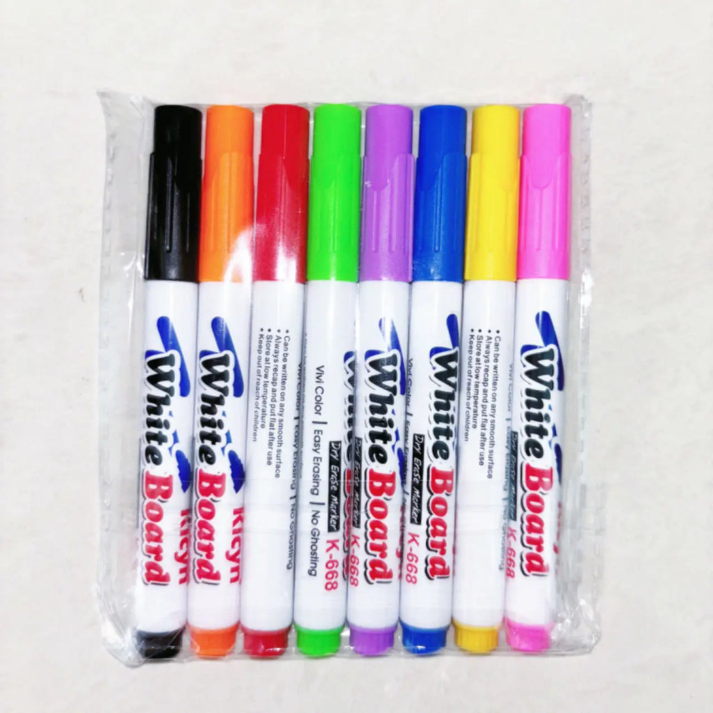 Water Floating Pen Magical Ink Pens With Spoon Floating Color Water Painting Floating Chalk Art Graffiti Drawing Set For Kids