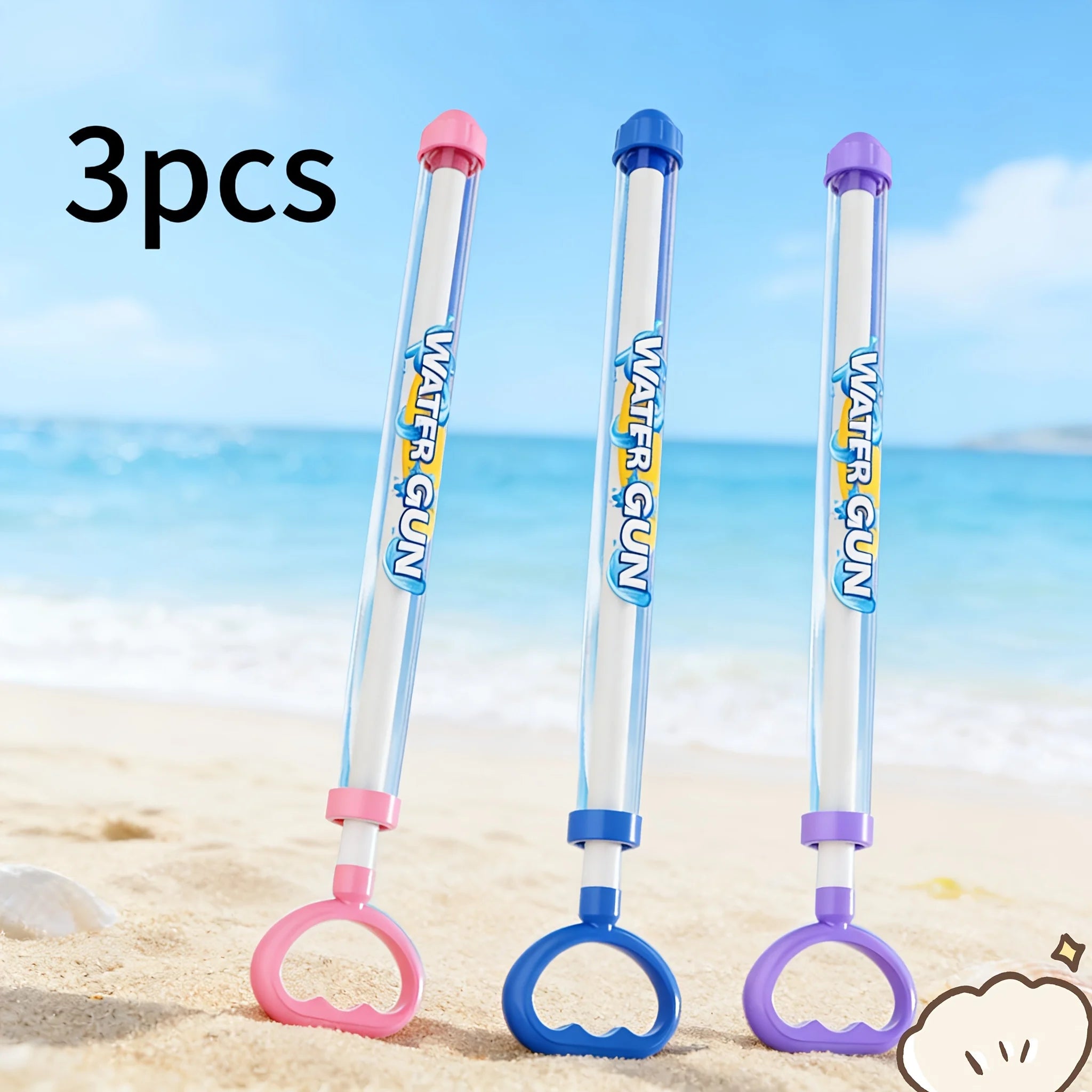 Fireworks Spray Water Pull-Back Water Gun Outdoor Splash Games for Pool Lawn Activities Kids Summer Interactive Water Spray Toys
