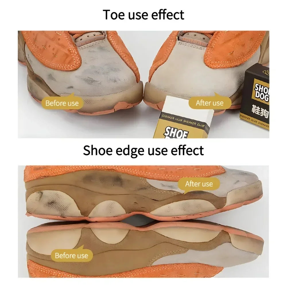 Portable shoe wiper, shoe shine, waterproof cleaning, suede leather sneakers, rubber decontamination, shoe cleaner