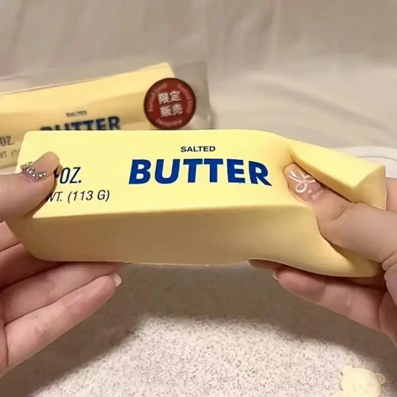 Soft Slow Rebound Butter Stick Squeeze Stress Relief Squishy Fidget Toy Funny Decompression Stress Anti-Anxiety Gifts
