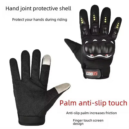Motorcycle Gloves Full Finger Protective Outdoor Knight Sports Breathable Racing Cycling Street Riding Fitness Gloves
