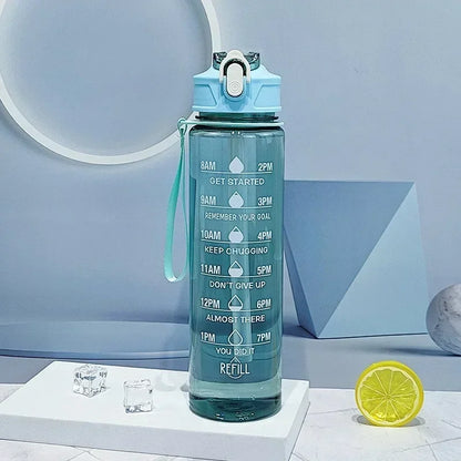 750ml Large Capacity Leak Proof Sports Water Bottle Portable Handle for Outdoor Activities