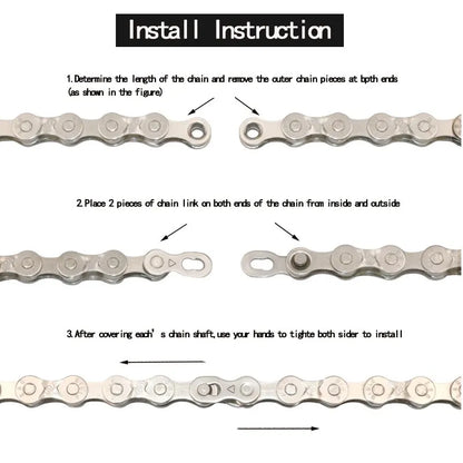 RIDERACE Bicycle Chain Link Connector Joints Magic Buttons 10 11 12 Speed 5 Pairs Road Cycling Mountain Bike Quick Master Links