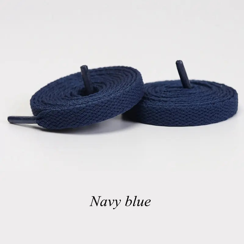 1Pair Flat Shoelaces Classic Quality Rope Laces Solid Casual Sneakers Shoelace Shoe Accessories 100/120/140/160/180CM