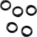 5Pcs/Lot 21 Colors Metal O Ring Spring Clasp Openable Round Carabiner Keychain Clips Hook Dog Chain DIY Jewelry Buckle Connector