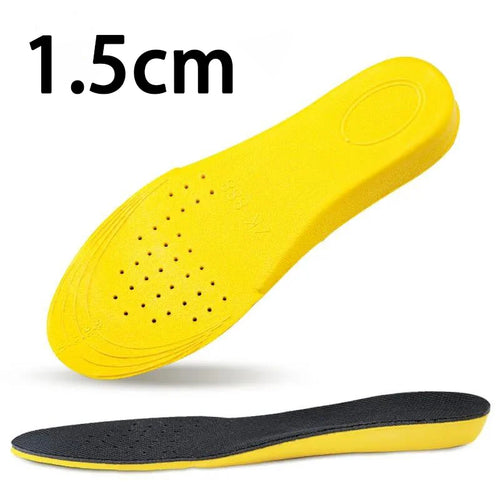 2Pcs/4Pcs New Comfortable Shock-absorbing Insole 1.5-3.5cm Height-increasing Insole Men Women Breathable Sports Insoles
