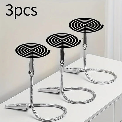 1/3pcs Double-ended Mosquito-repellent Incense Clip Universal Crocodile Clip Bracket Broken Incense Clip Extended Hose