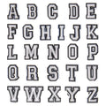 26Pcs Alphabet Letter Series Shoe Charms For Croc Shoe DIY Decoration Premium Quality Popular Charms Accessories Bubble Slides