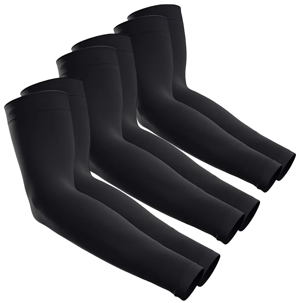 3 Pairs UV Arm Sun Sleeves – Breathable Protection, Uses for Driving Sports Hiking & Outdoor Summer Activities