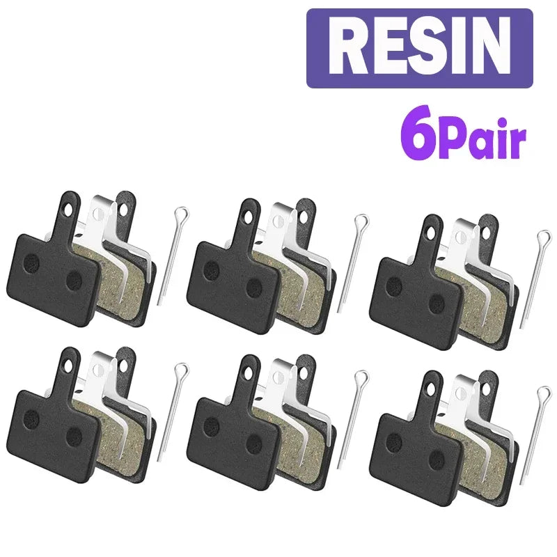 BUCKLOS Semi-Metal Brake Pads Mountain Bike Hydraulic Disc Brake Pads for SHIMANO B01S B05S MTB Road Bicycle Cycling Brake Part
