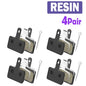 BUCKLOS Semi-Metal Brake Pads Mountain Bike Hydraulic Disc Brake Pads for SHIMANO B01S B05S MTB Road Bicycle Cycling Brake Part