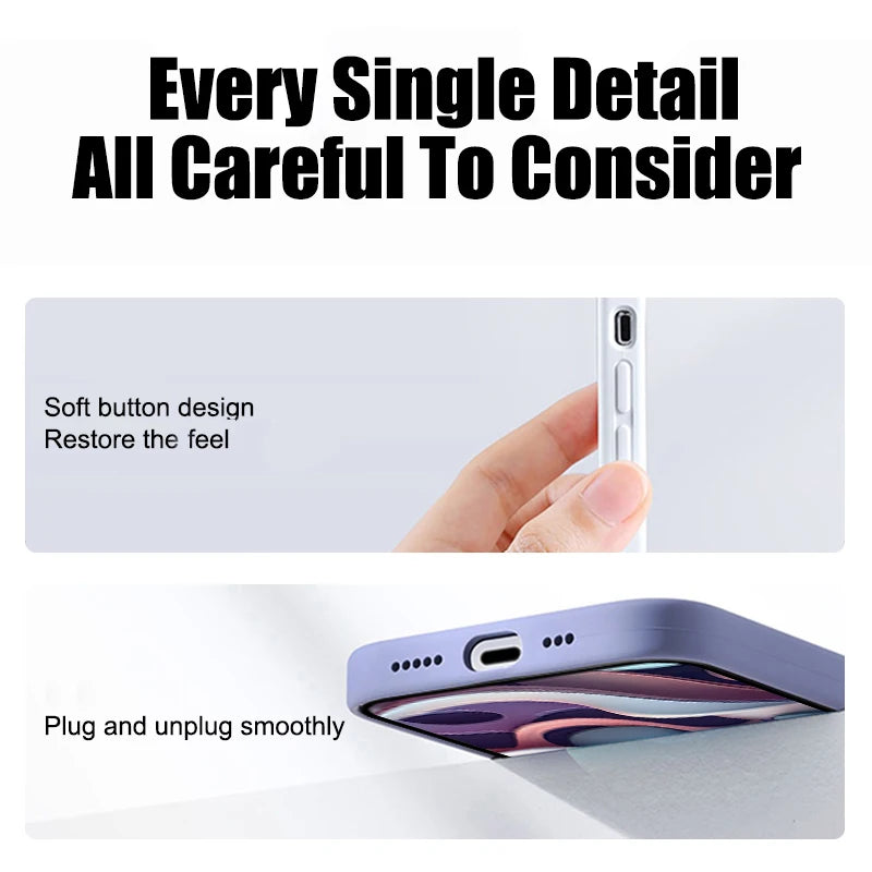 For iPhone 17 Pro Max Case Upgrade Phone Case For iPhone 11 12 13 14 15 16 Pro Max Plus Air Cases Shockproof Cover Accessories