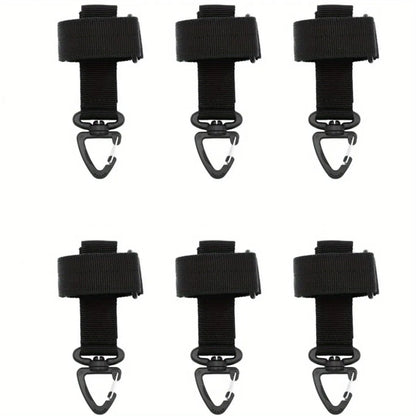 1/3/6 Pcs New Multi-purpose Nylon Gloves Buckle Tactical Glove Hook Safety Clip Outdoor Hiking Climbing Rope Storage Accessories