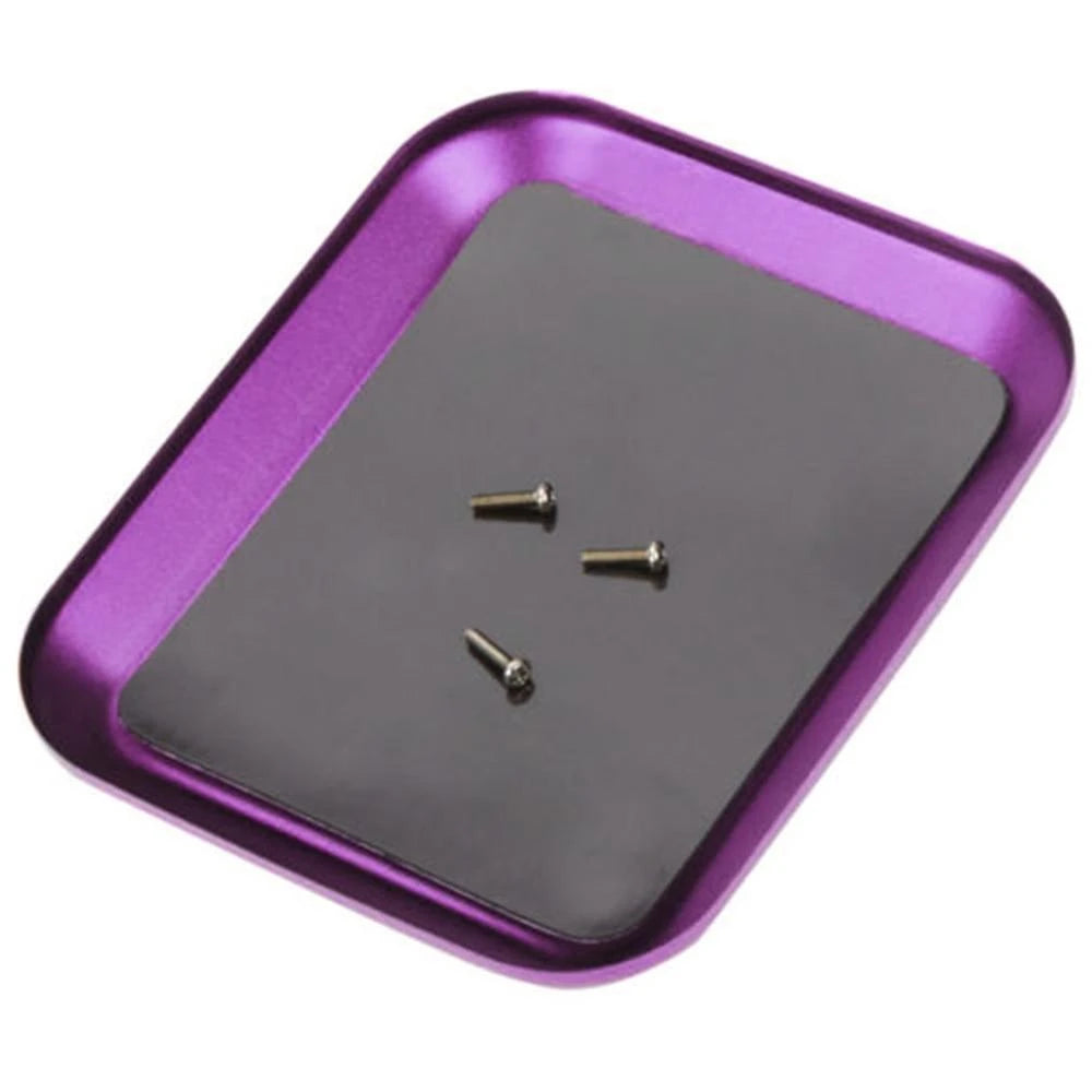 RC Repair Tool Aluminium Alloy Magnetic Screw Tray Plate For Airplane Car Boat Crawler Axial SCX10 D90 D110 Model Repair Tool Co