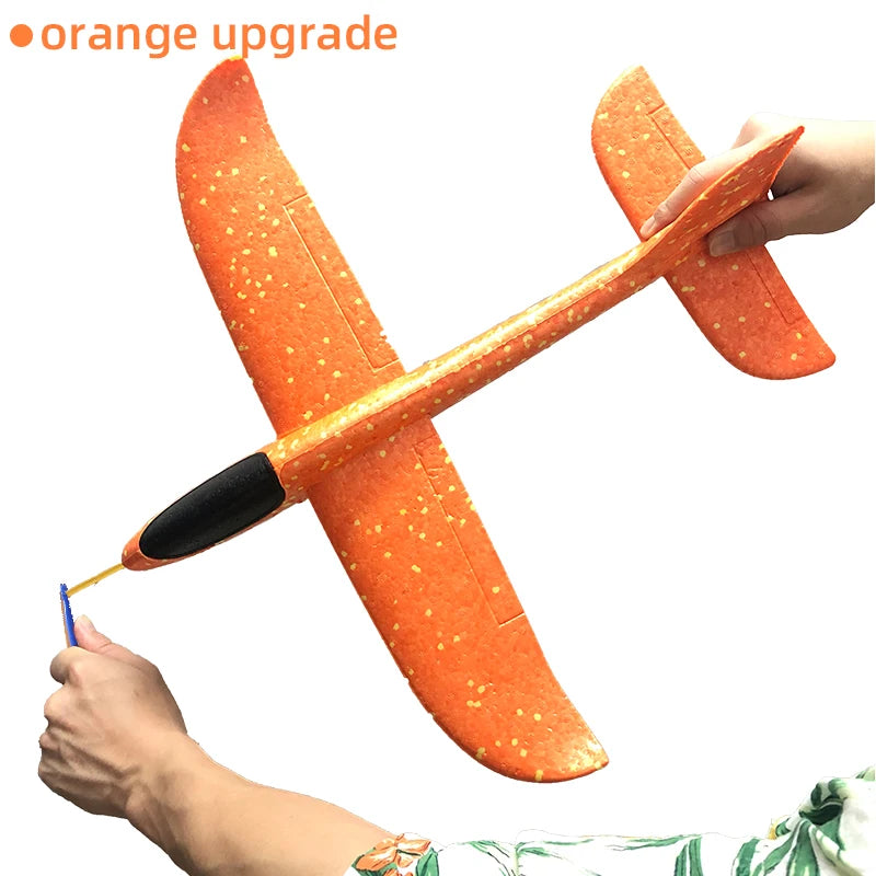 50CM Big Foam Plane Glider Hand Throw Airplane Light Inertial EPP Bubble Planes Outdoor Launch Toys for Boys Gift