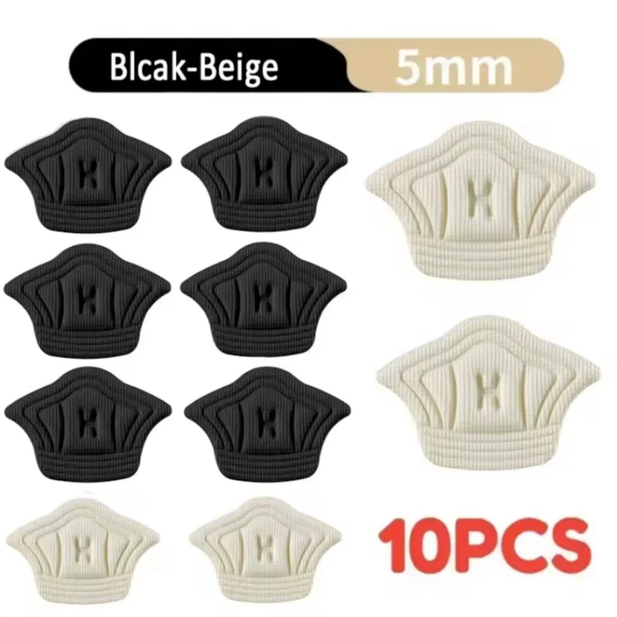 5Pairs Insoles For Shoes Patch Heel Pads For Sport Shoes Adjustable Size Feet Pad Insole Heel Protector Back Sticker Shoe Pad