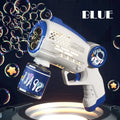 Electric Space Soap Bubble Gun Automatic Bubble Machine Maker Lights Astronaut Outdoor Games Park Toys for Kids Children's Gift